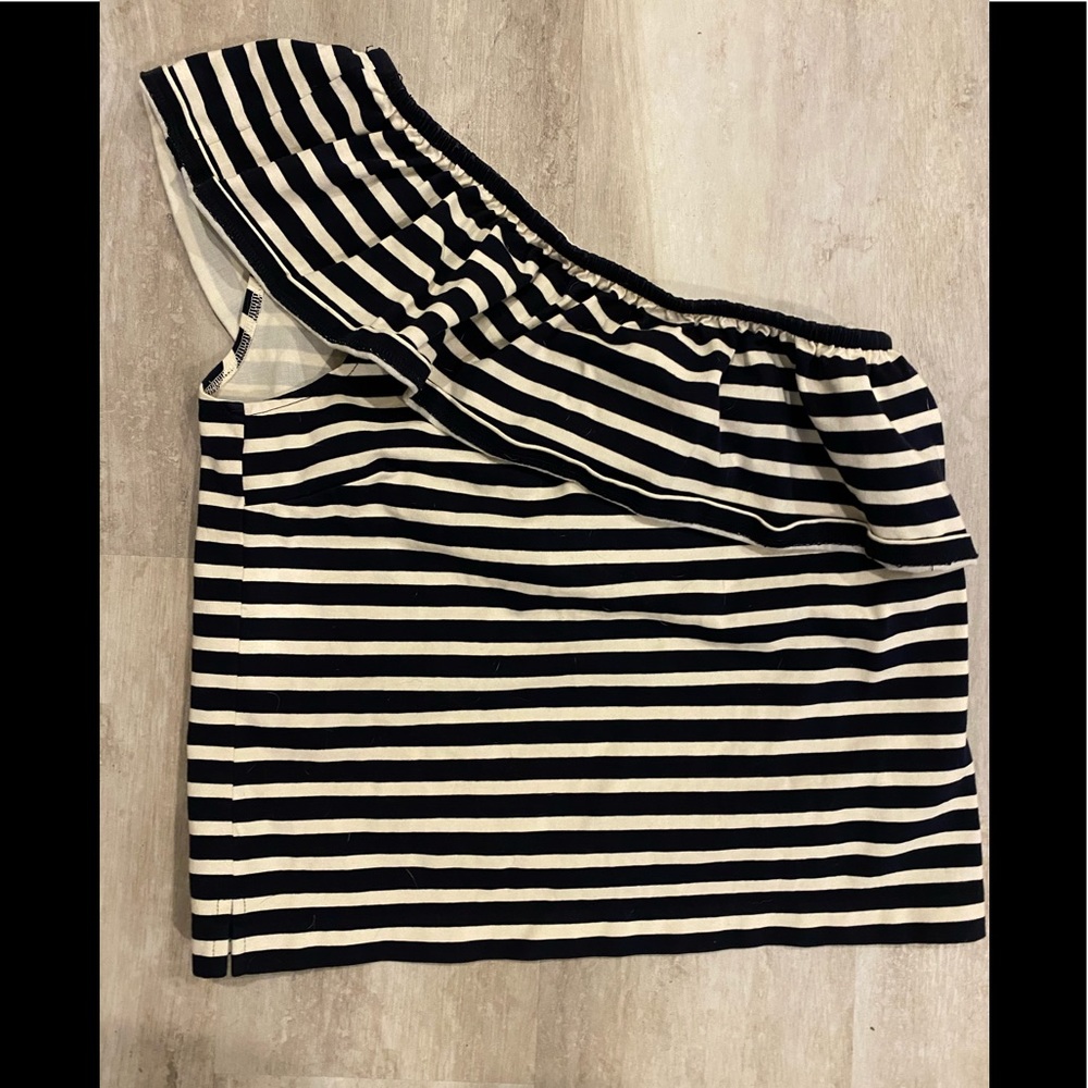 J. Crew one shoulder top